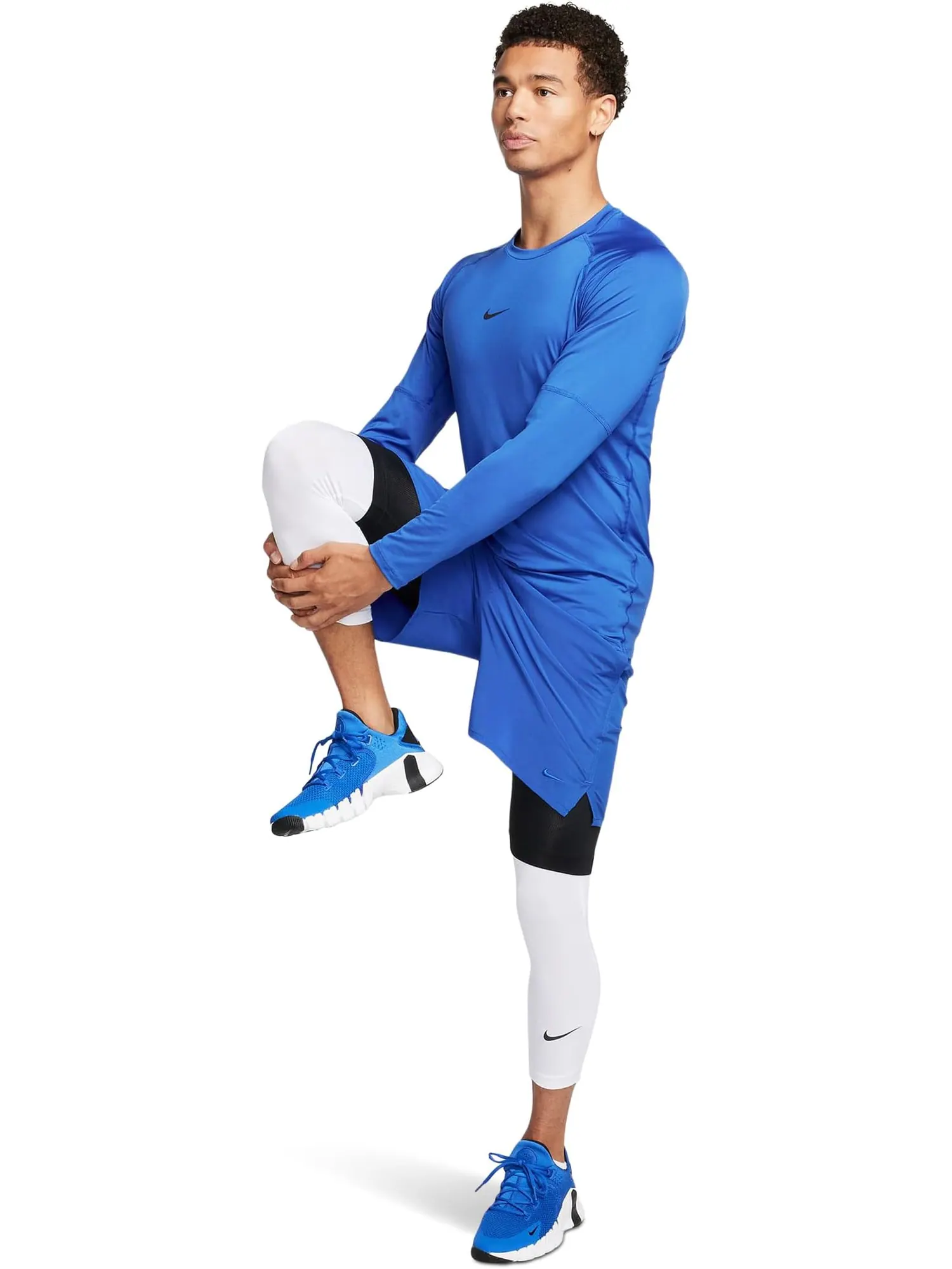 Топ Nike Pro Dri-fit Slim Long-sleeve Fitness Top — изображение 5 из 5, черный