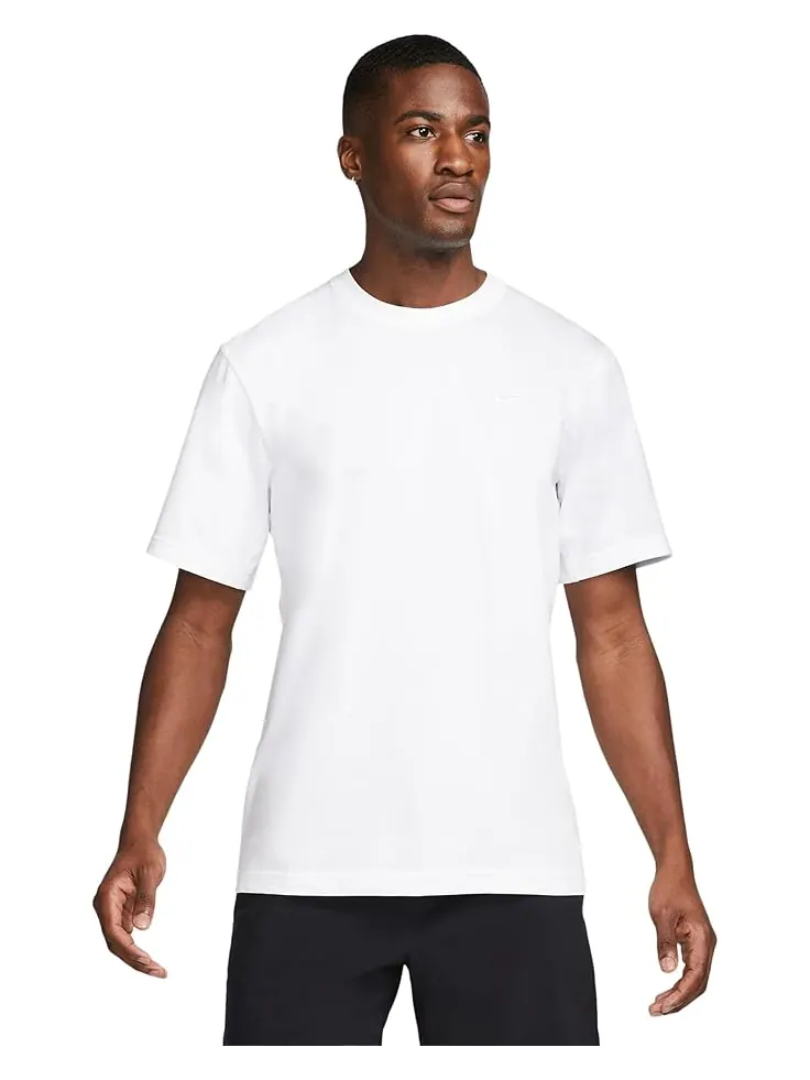 Топ Nike Primary Dri-FIT Short Sleeve Versatile Top — изображение 1 из 3, белый/белый