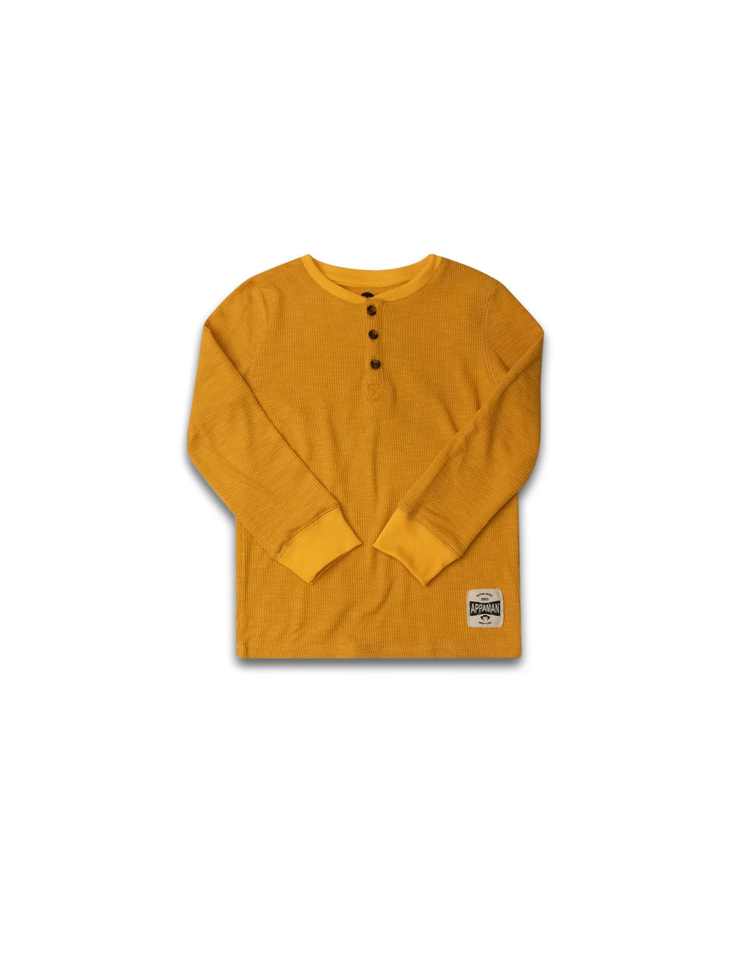 Брюки Appaman Kids Craftsman Thermal Henley — желтый