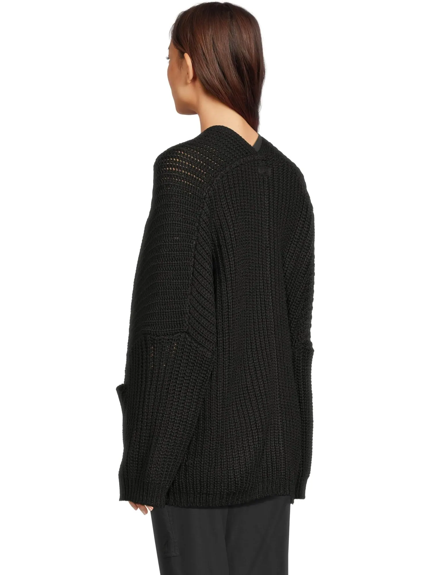 Свитер Prana Women's Sunday River Long Cardigan — изображение 3 из 5, черный