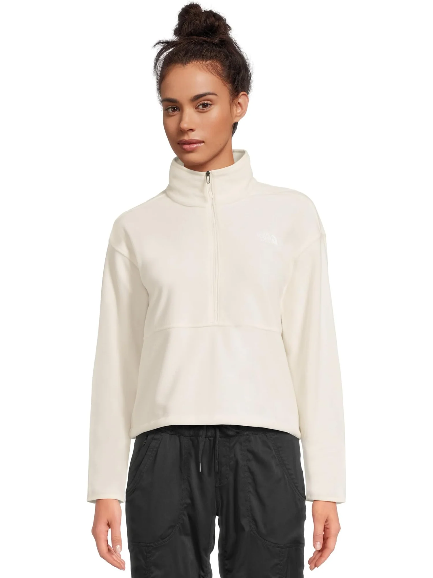 Женская короткая куртка Glacier Fleece с застежкой-молнией на ½ дюйма The North Face