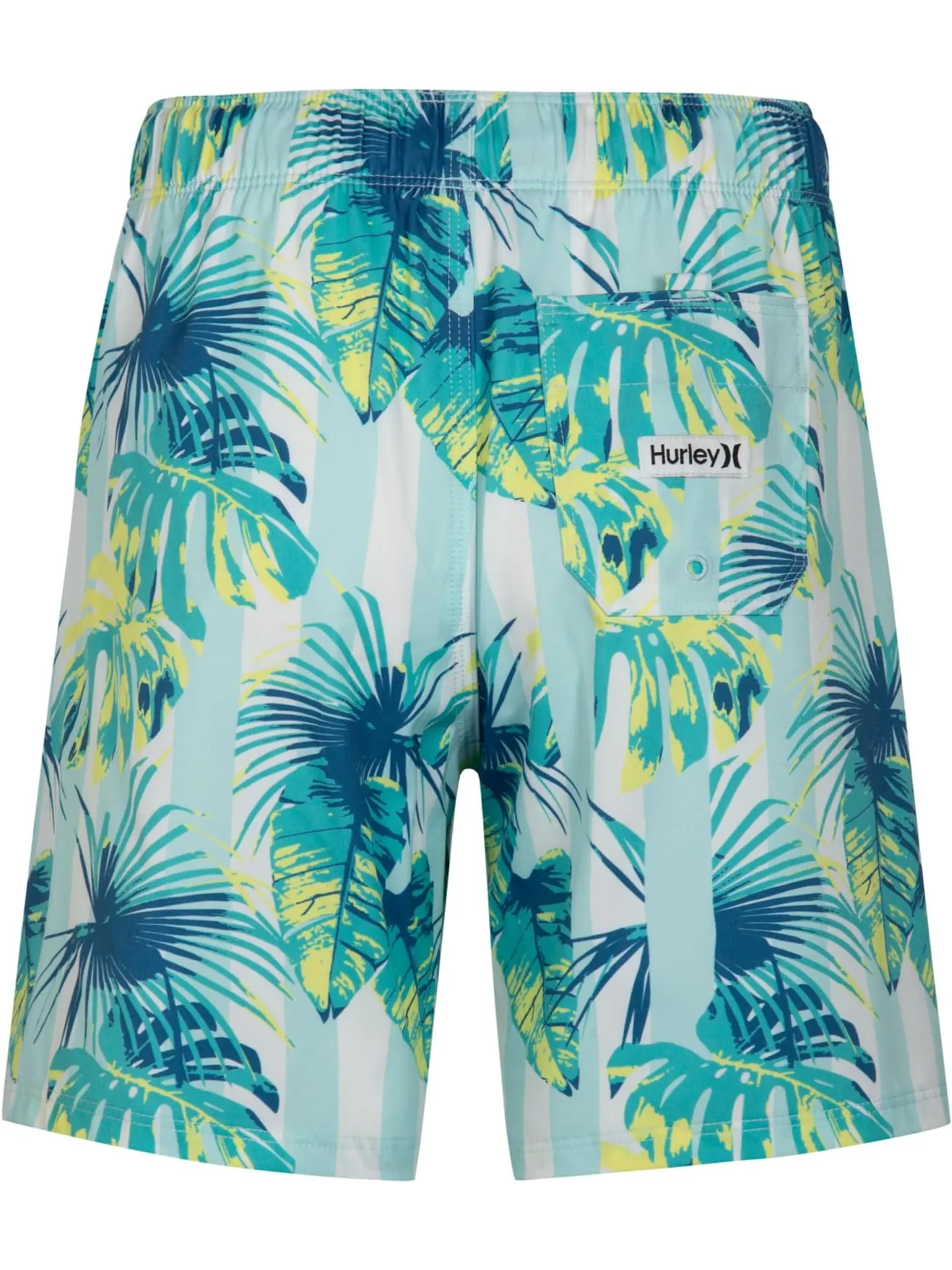 Плавки Hurley Kids Cabana Stripe Pull On Swim Trunk — изображение 2 из 2, мятный