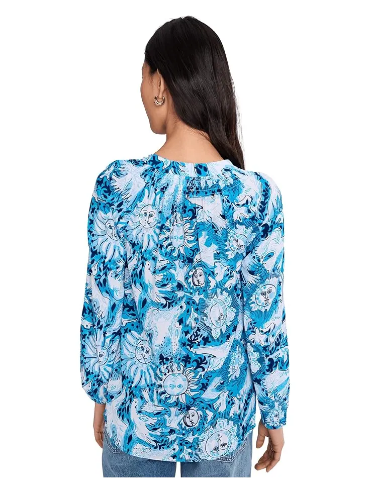Женский топ Lilly Pulitzer Elsa — изображение 4 из 5, синий