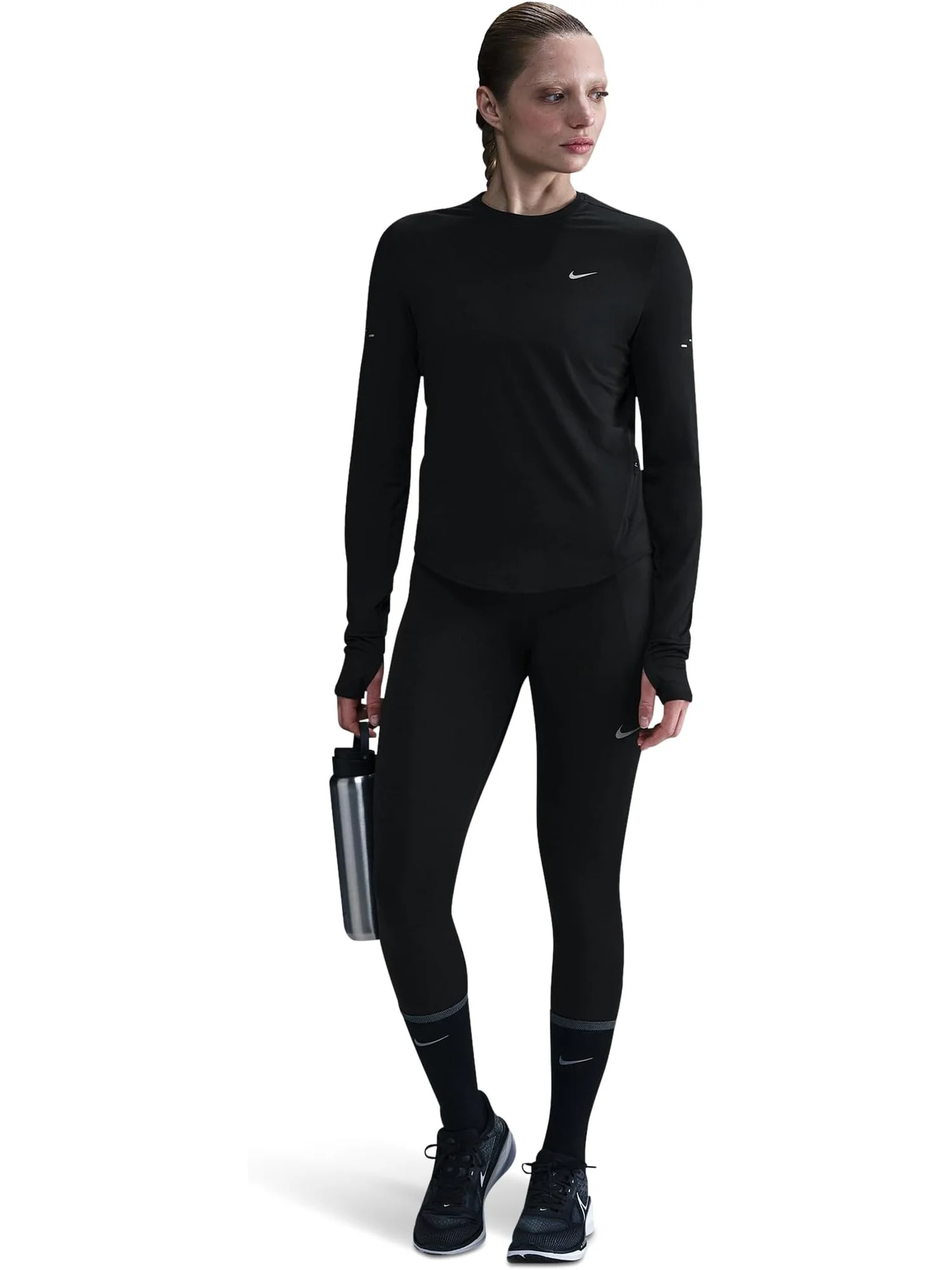 Топ Nike Swift Dri-FIT Ultraviolet Long Sleeve Crew Neck Running Top