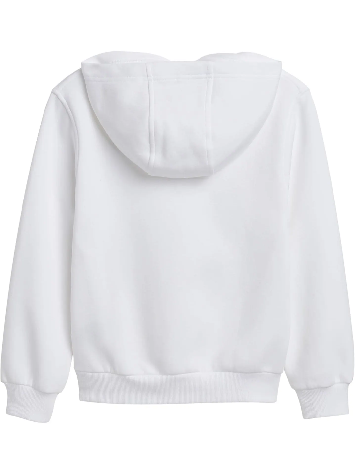 Толстовка с капюшоном из флиса Sportswear Club Nike Kids — изображение 2 из 6, белый/черный