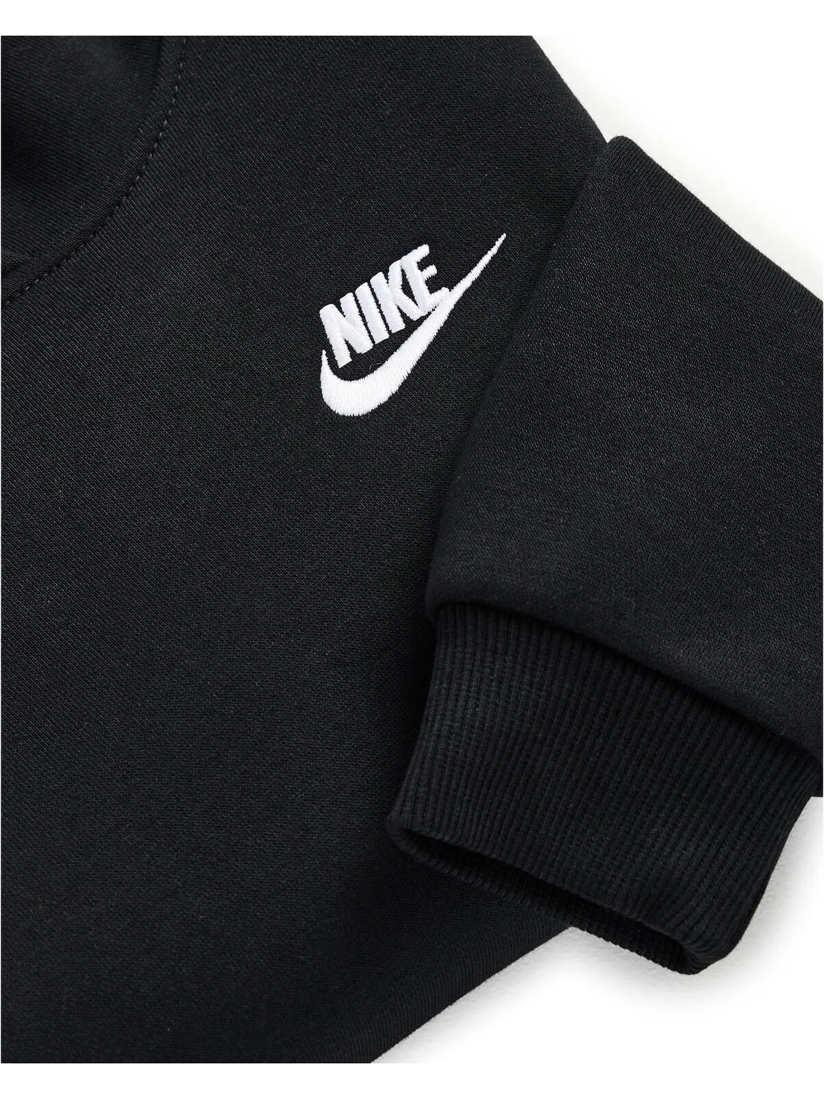 Худи Nike Kids Sportswear Club Fleece Pullover Hoodie — изображение 3 из 3, черный/белый