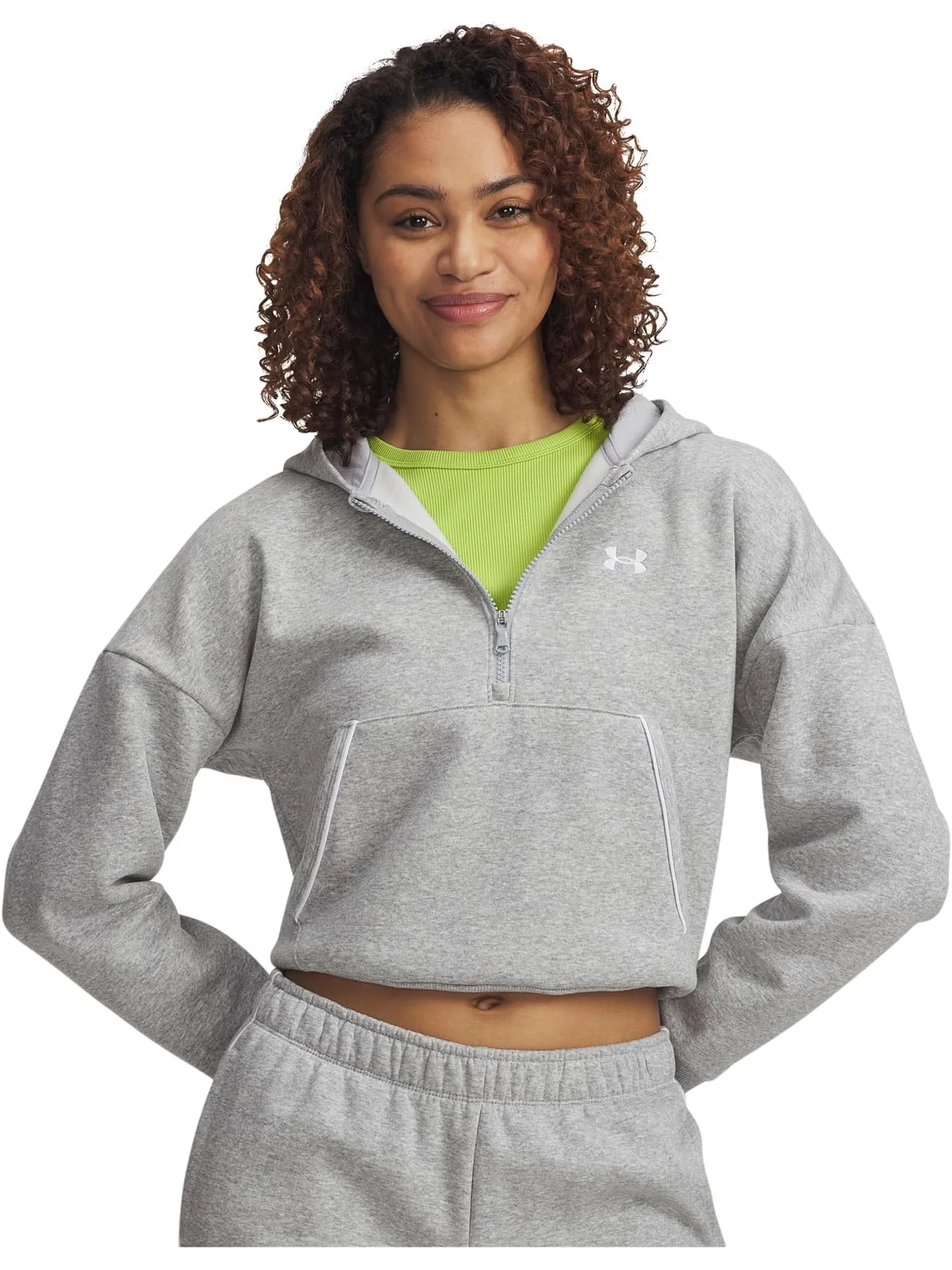 Худи Under Armour Rival Fleece Piped 1/2 Zip Hoodie