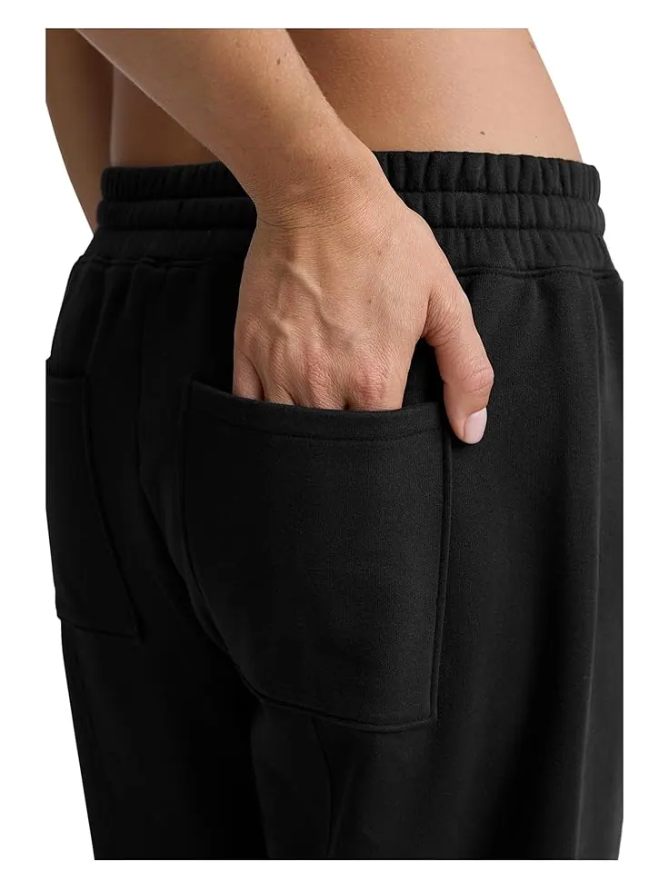 Женские брюки Beyond Yoga Luxefleece Barrel — изображение 5 из 6, черный