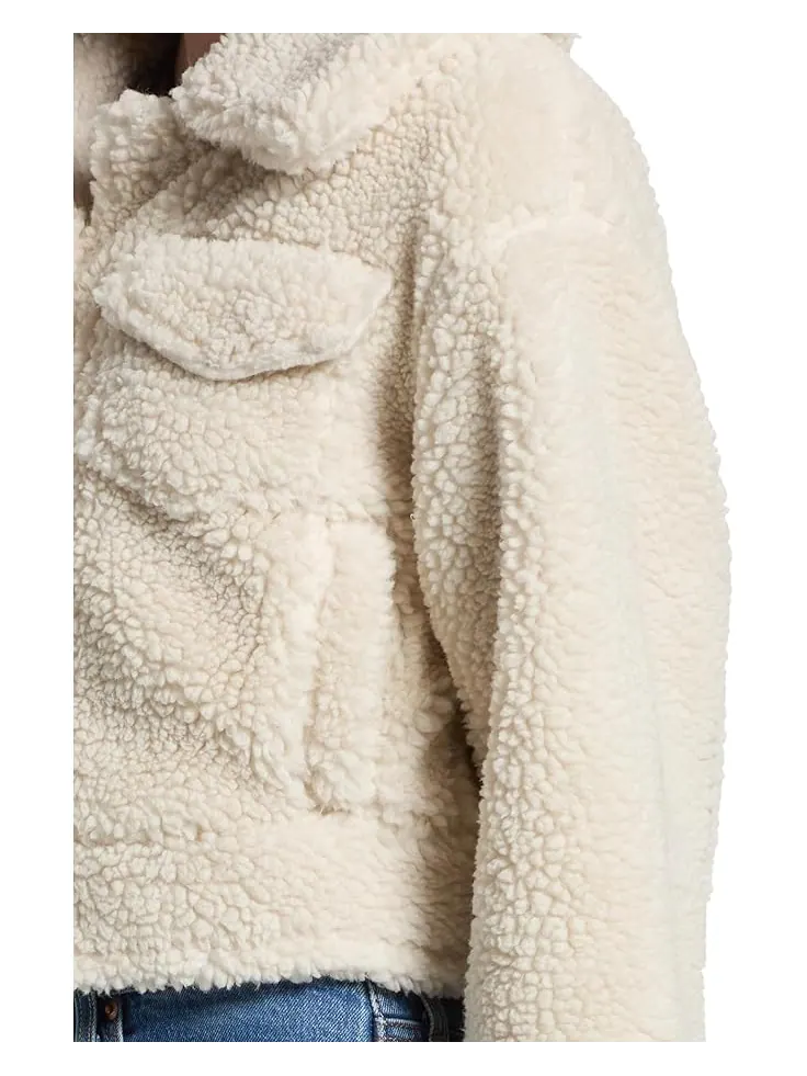 Женская куртка UGG Frankie Short Trucker — изображение 4 из 5, натуральный тон