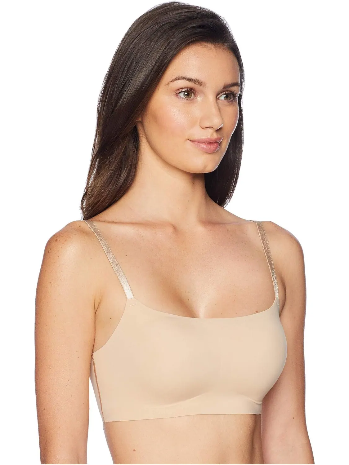 Бралетт Invisibles с регулируемым ремешком Calvin Klein Underwear — изображение 4 из 4, нюд