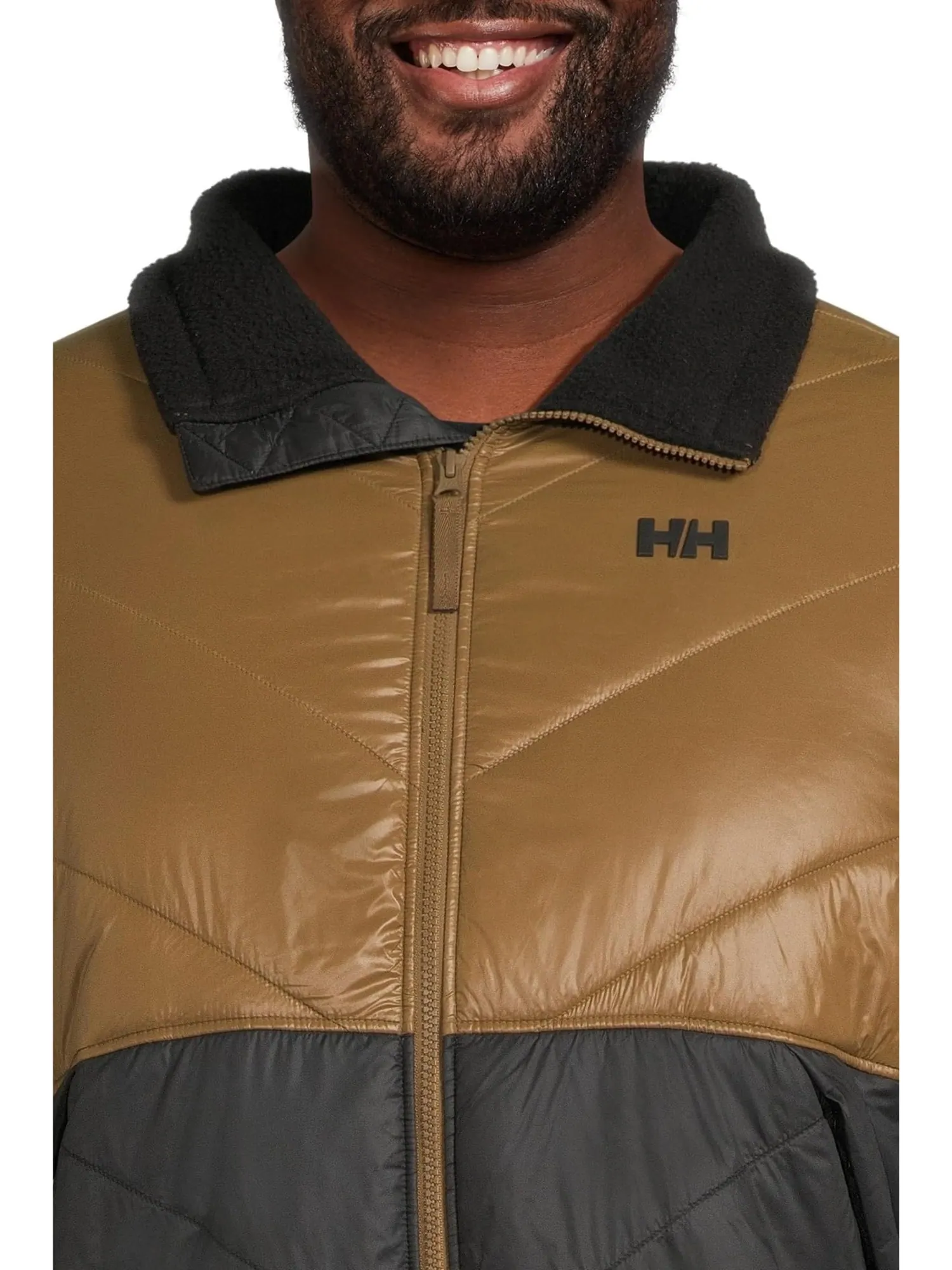 Мужская куртка Village Hybrid Helly Hansen — изображение 4 из 5, коричневый
