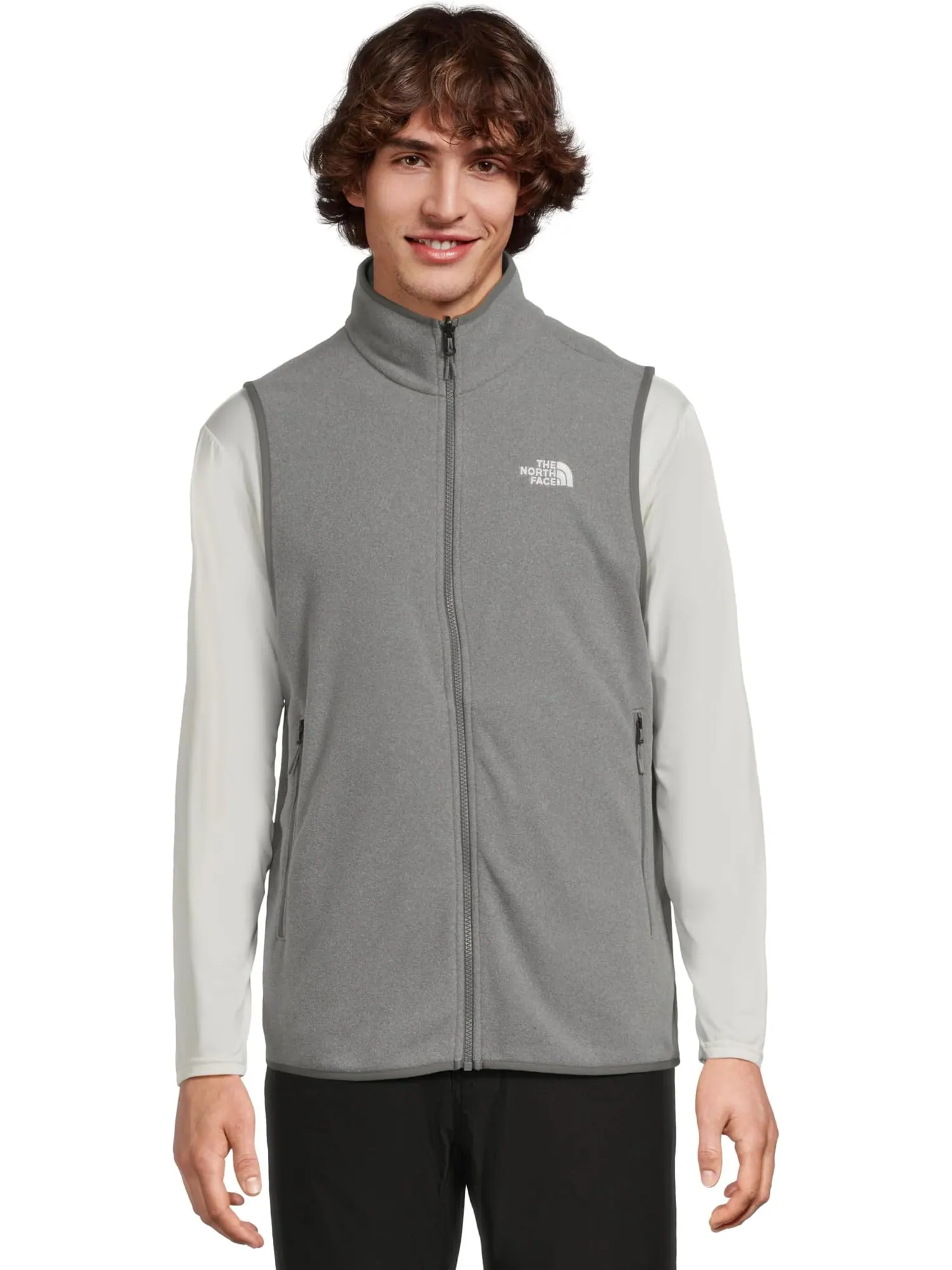 Жилет The North Face Glacier Fleece Vest — изображение 1 из 5, серый