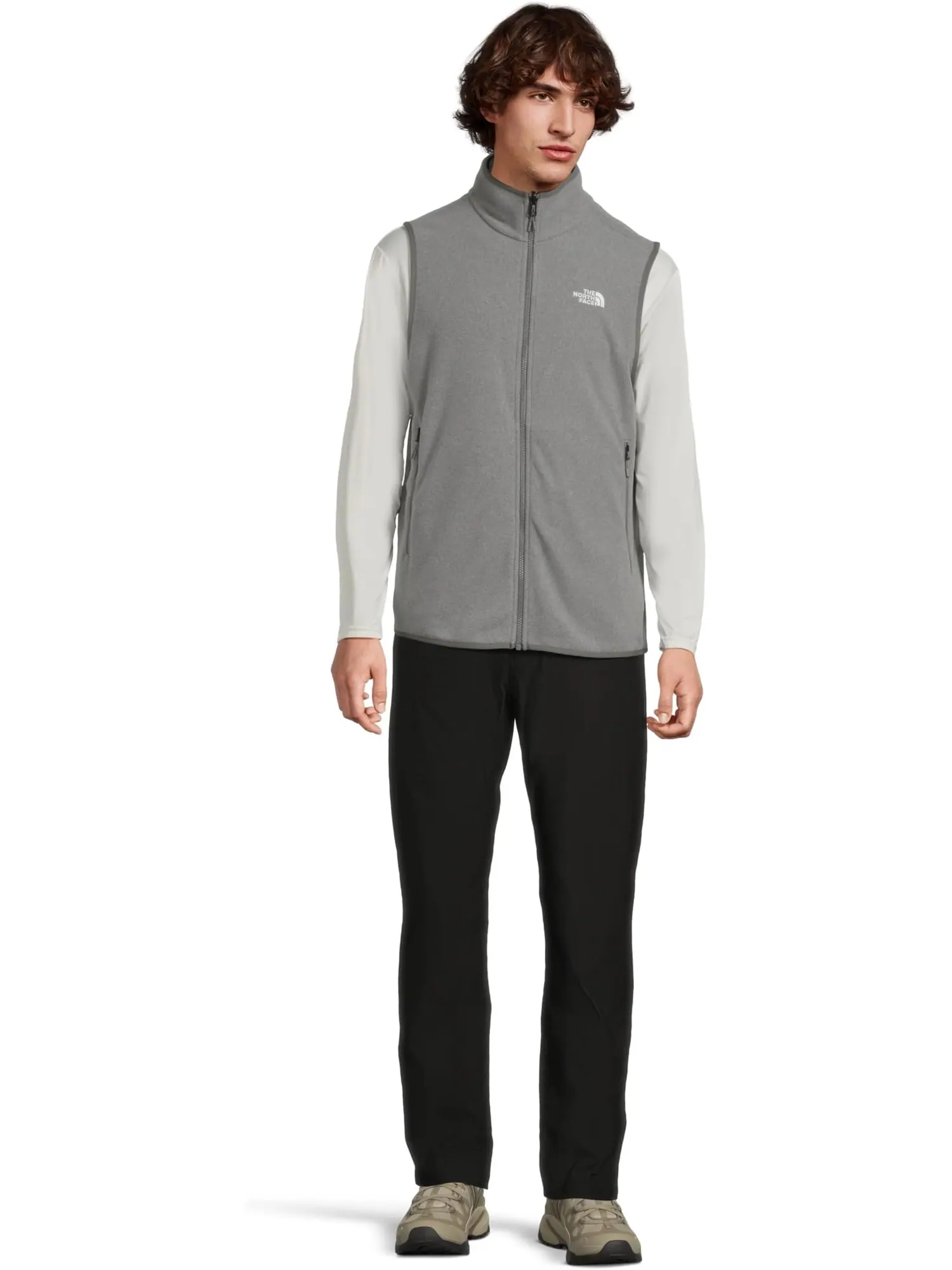 Жилет The North Face Glacier Fleece Vest — изображение 5 из 5, серый
