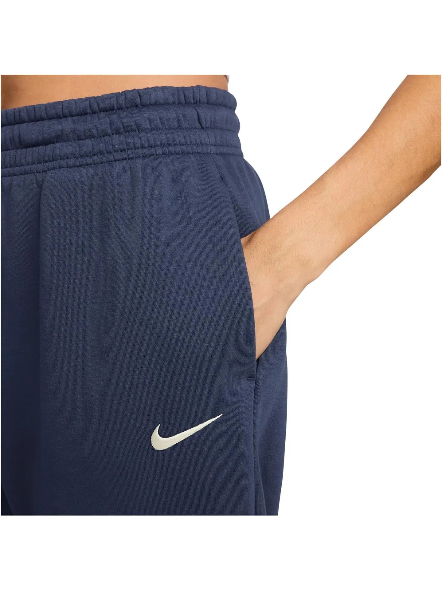 Брюки Nike Sportswear Phoenix Fleece High-waisted Oversized Sweatpants — изображение 3 из 3, темно-синий