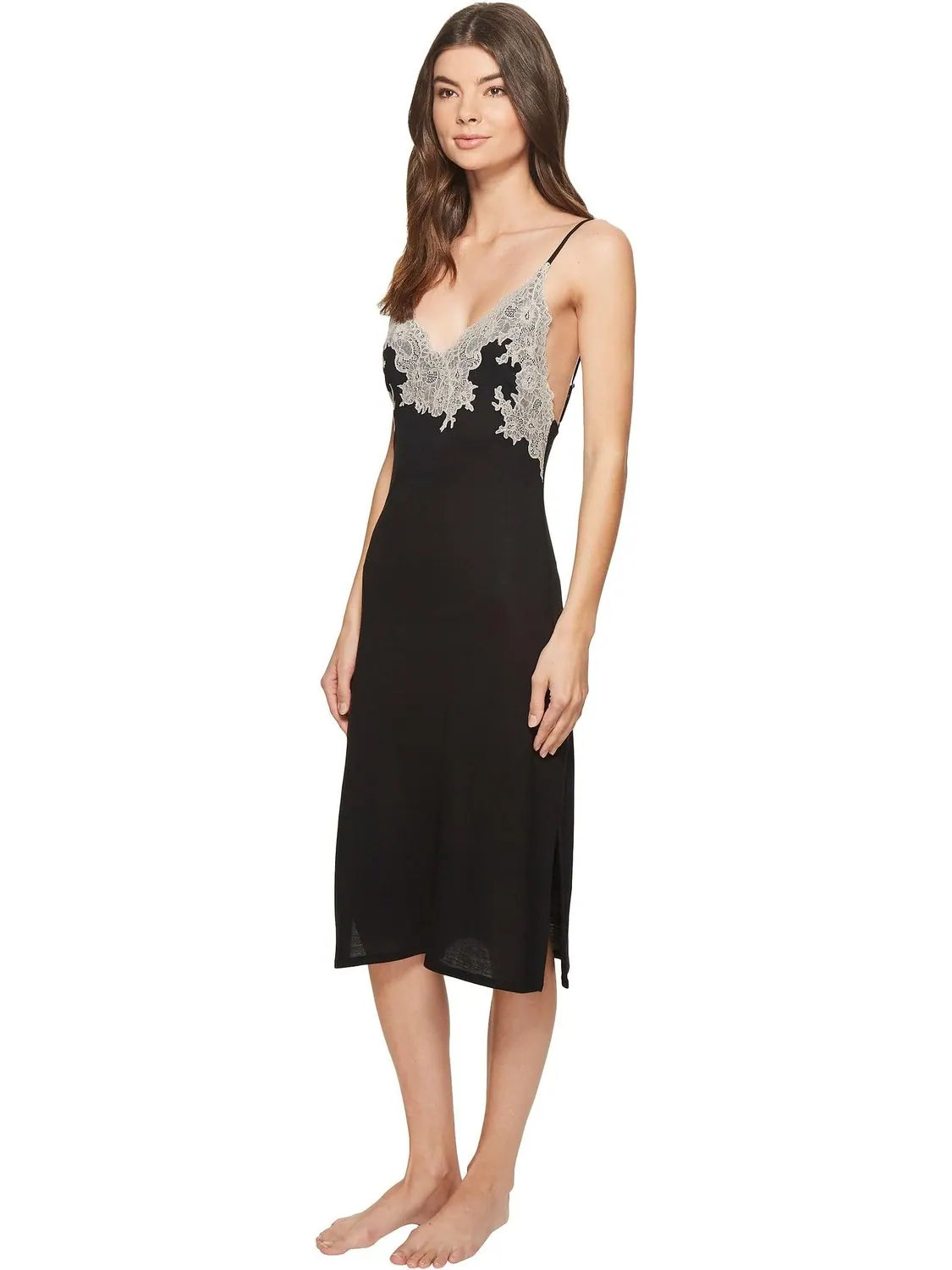 Luxe Shangri-La Slip Natori — изображение 2 из 4, черный