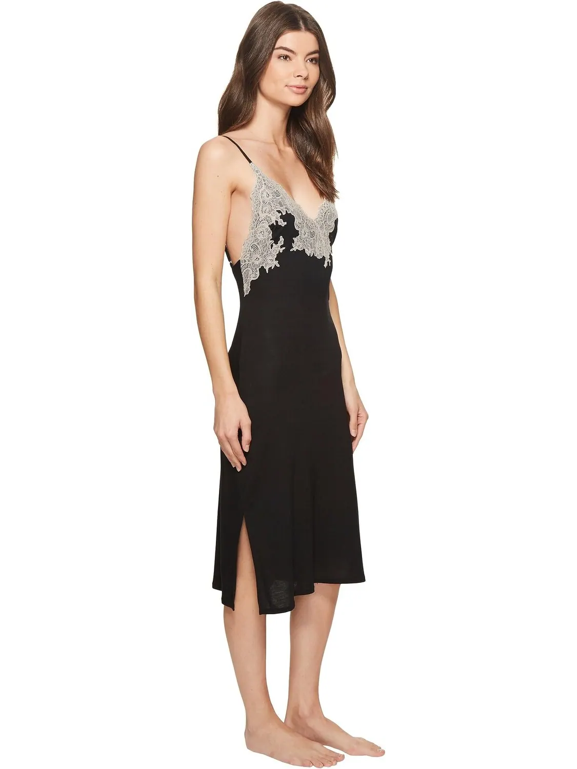 Luxe Shangri-La Slip Natori — изображение 4 из 4, черный