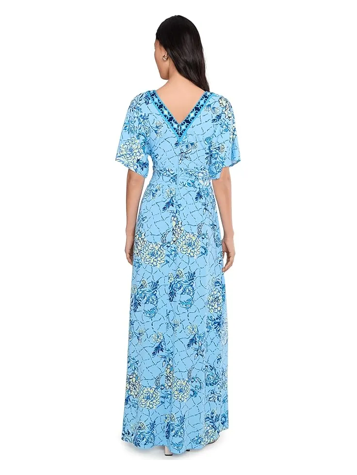 Женское платье макси Lilly Pulitzer Lauralai — изображение 4 из 5, синий