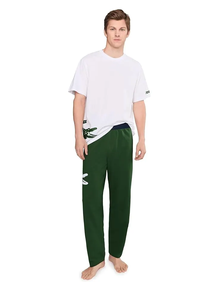 Брюки мужские Lacoste Printed Fleece Loungewear — 2