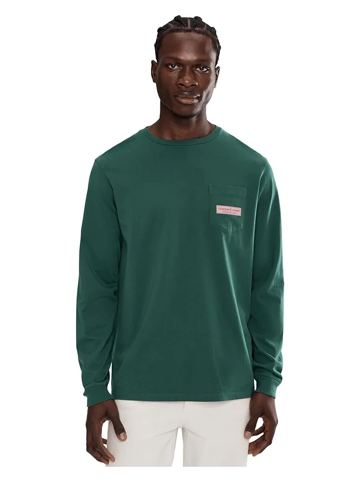 Мужская футболка с длинным рукавом Vineyard Vines Classic Logo Box