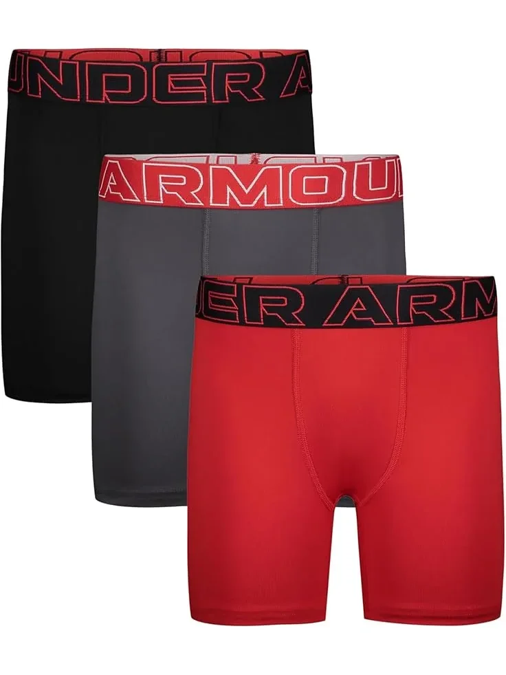 Трусы-боксеры Performance Tech Solid, комплект из 3 штук (для детей старшего возраста) Under Armour Kids