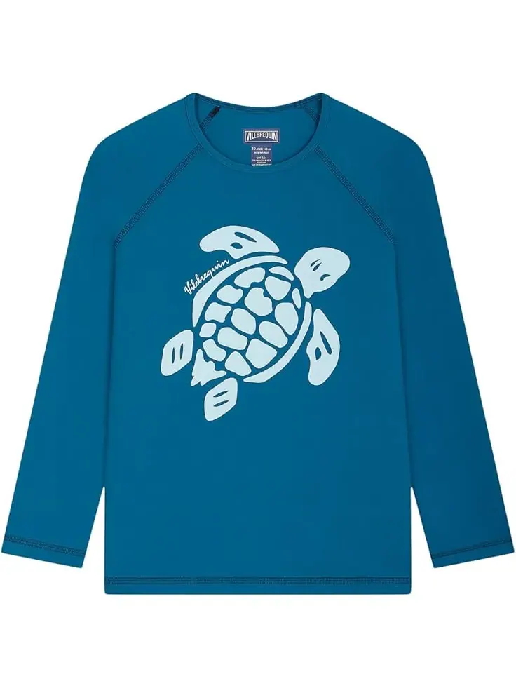Эластичный 3D-купальник Solid Sculpt Swim 3D Jersey Stretch (для малышей/детей постарше) Vilebrequin Kids