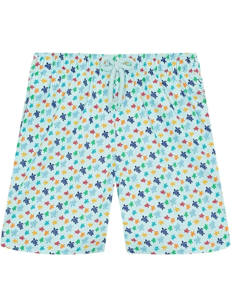 Micro Ronde Des Tortues Rainbow Stretch (для малышей/детей постарше) Vilebrequin Kids — изображение 1 из 2, якиманский синий