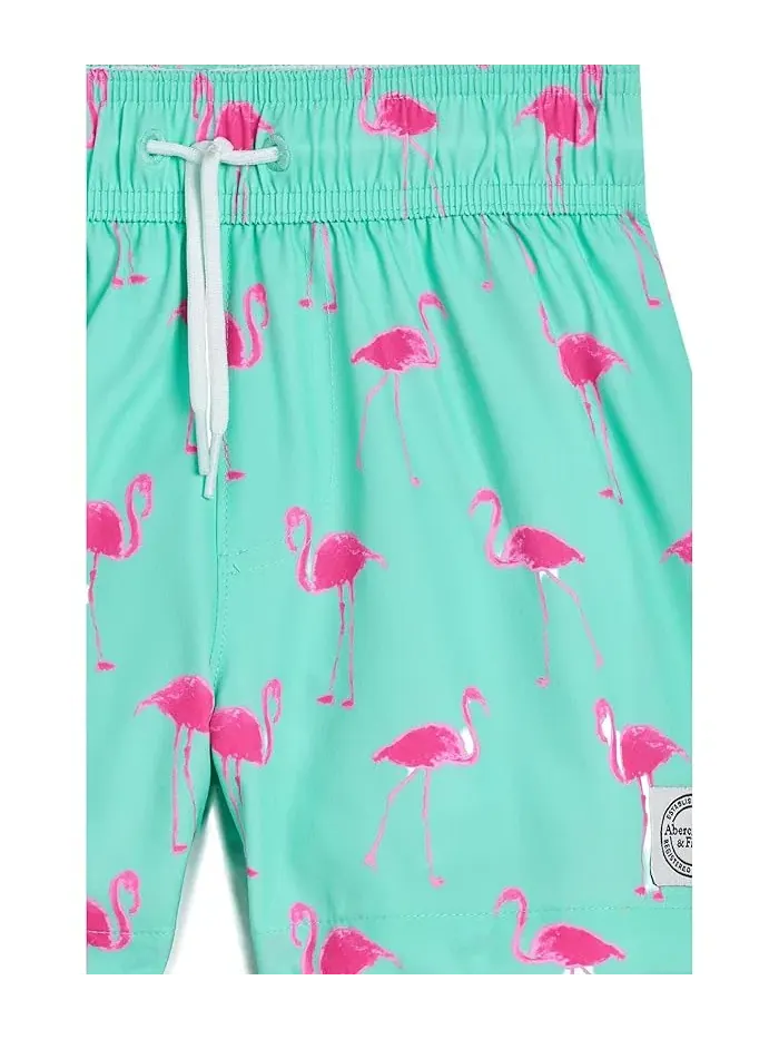 Плавки Core Poly Swim Trunks abercrombie kids — изображение 3 из 3, пляжное стекло