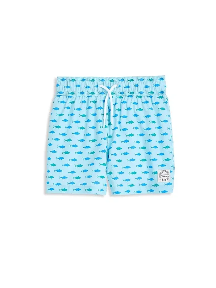Плавки Core Poly Swim Trunks abercrombie kids — голубой
