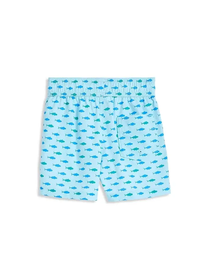 Плавки Core Poly Swim Trunks abercrombie kids — изображение 2 из 3, голубой