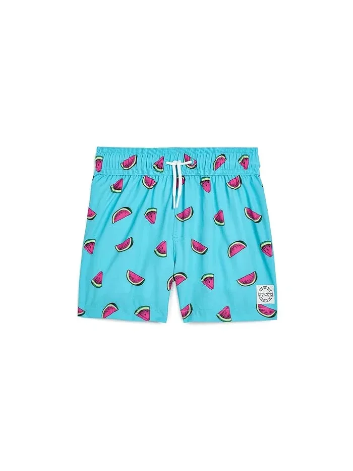 Плавки Core Poly с принтом Abercrombie Kids, Aquarius — синий