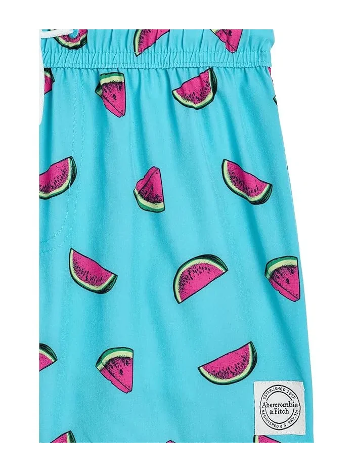 Плавки Core Poly с принтом Abercrombie Kids — изображение 3 из 3, синий