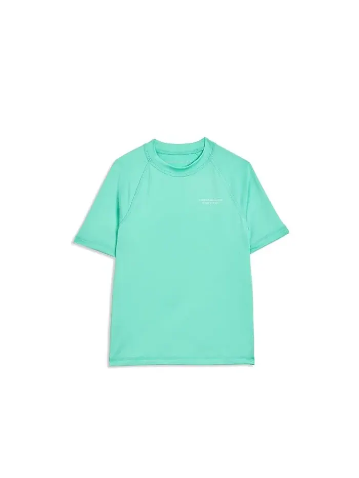 Рашгард Core Short Sleeve abercrombie kids — изображение 1 из 3, пляжное стекло