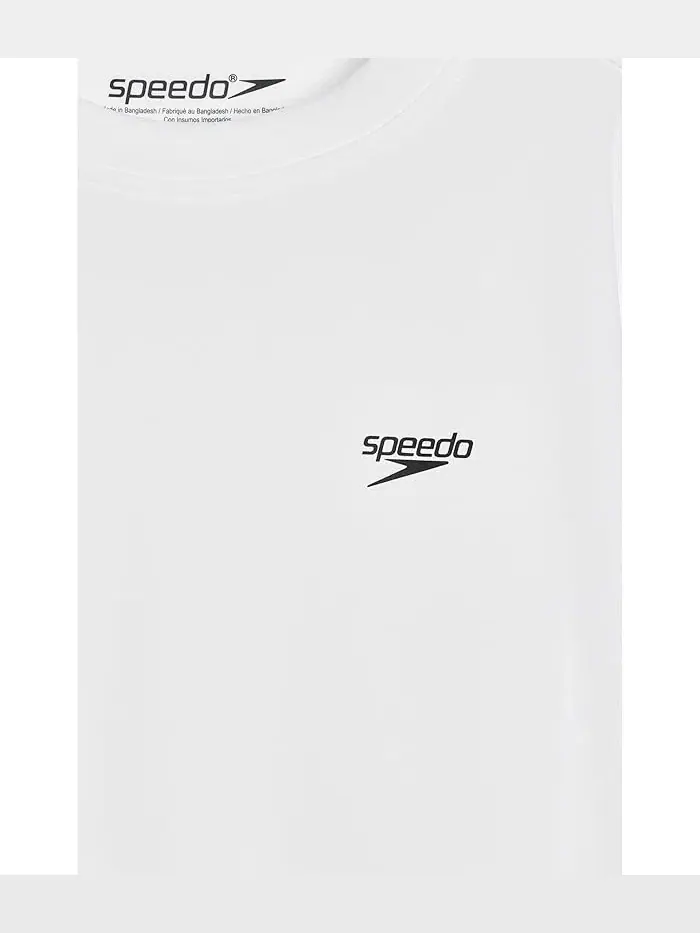 Футболка для плавания с длинным рукавом UV Swim Shirt Speedo Kids — изображение 3 из 3, белый