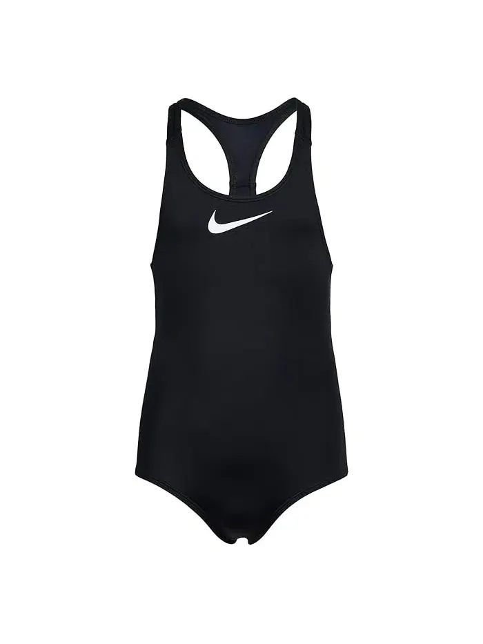 Купальник слитный с поддержкой груди Effortless Essential Racerback Nike Kids — изображение 1 из 3, черный