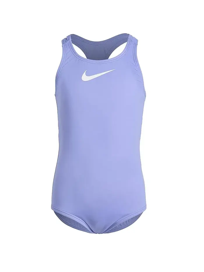 Купальник слитный с встроенным бюстгальтером Effortless Essential Racerback Nike Kids — изображение 1 из 3, чертополох