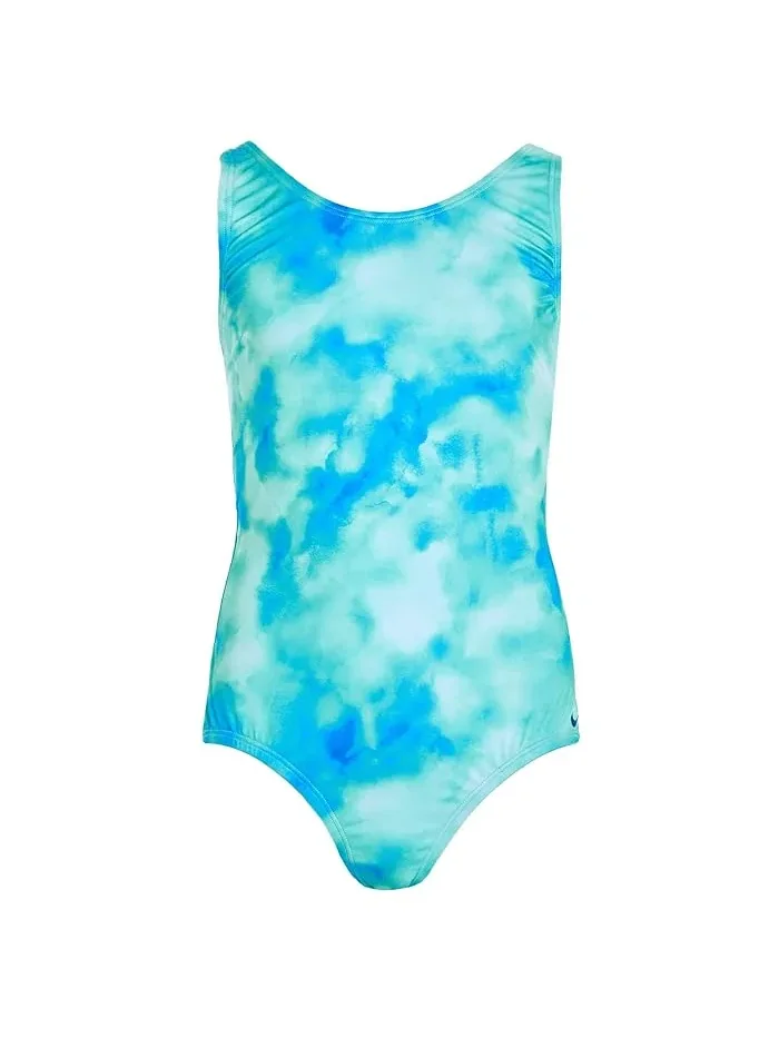 Купальник слитный Aquatic Awe U-Back Nike Kids — изображение 1 из 3, бирюзовый