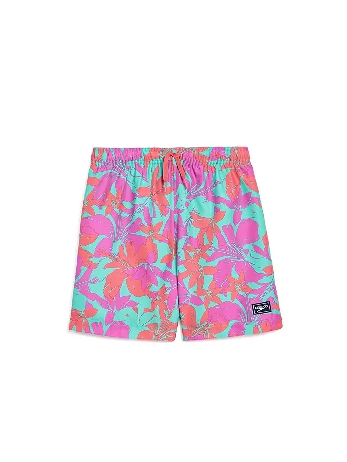 Плавки Mid Length Redondo Printed Speedo Kids — серый