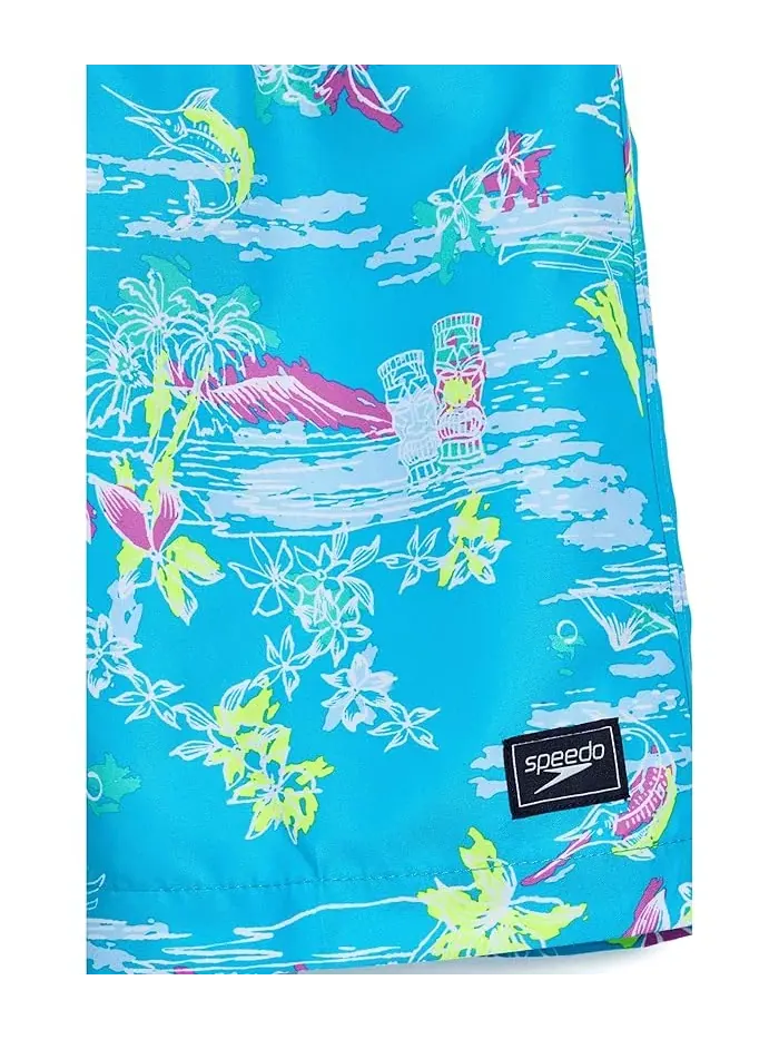 Плавки средней длины Speedo Kids Redondo Printed — изображение 3 из 3, синий