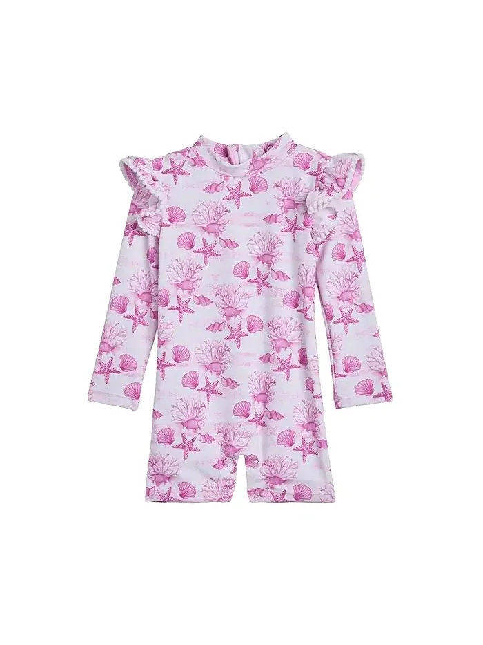 Солнцезащитный костюм с длинным рукавом Lagoon Snapper Rock Kids — изображение 1 из 3, розовый