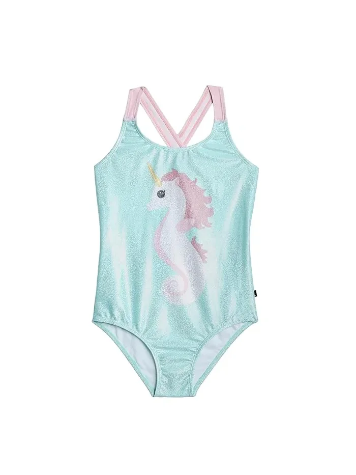 Купальник цельный с контрастными лямками Seahorse Deux par Deux — изображение 1 из 3