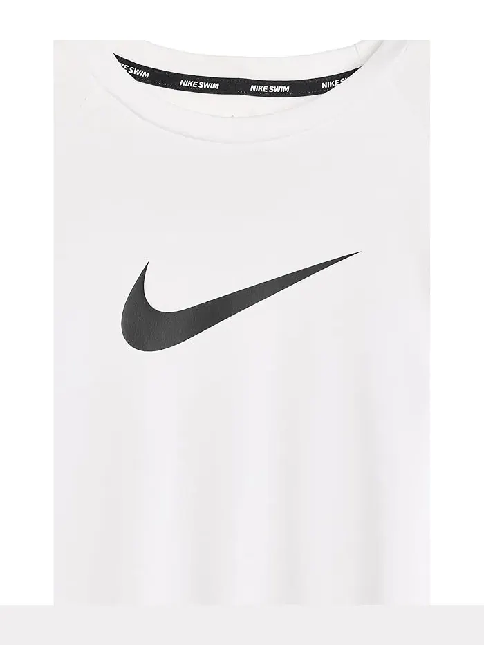 Футболка для плавания Nike Kids Hydroguard Essential Dri-FIT UV — изображение 3 из 3, белый