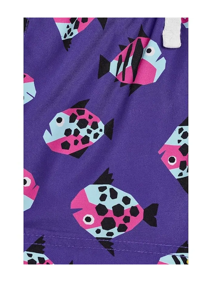 Плавки классические Printed Classic Trunks Hanna Andersson — изображение 3 из 3, рыбья радость