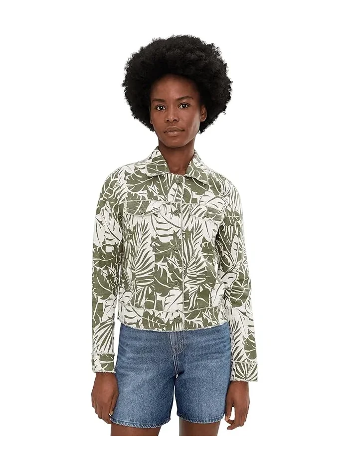 Куртка с цветочным принтом Palmae Beach Two Palms Raw Edge Tommy Bahama — изображение 1 из 5, розовый