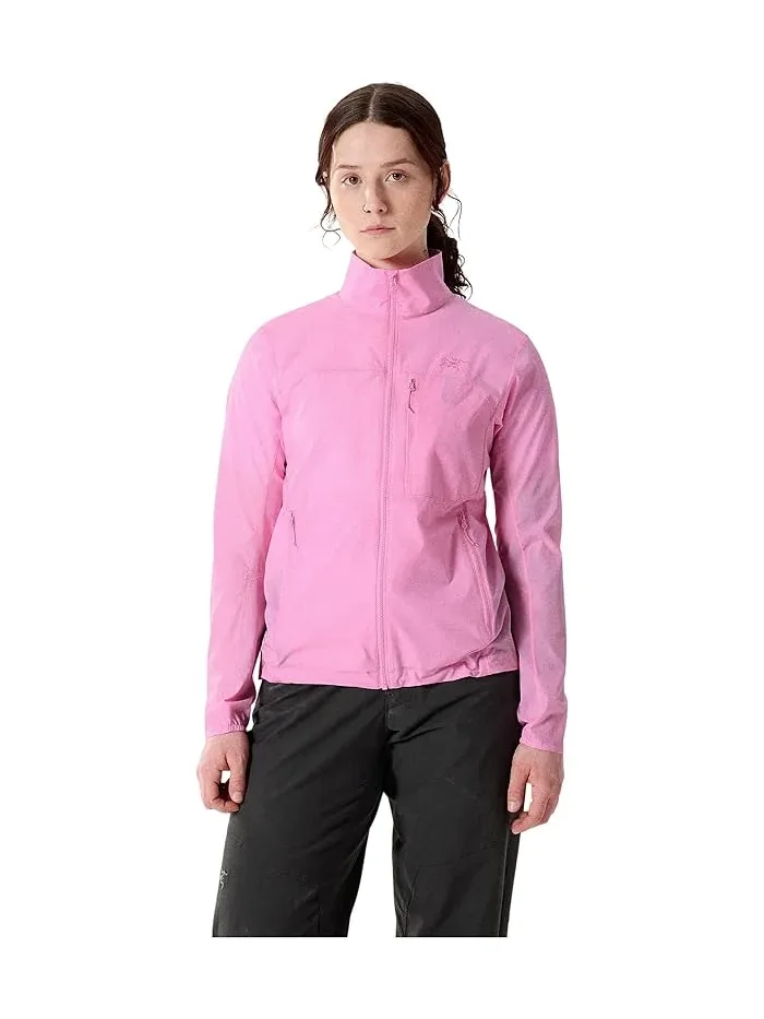 Куртка ветрозащитная Squamish Arc'teryx — изображение 1 из 3, ягодовый