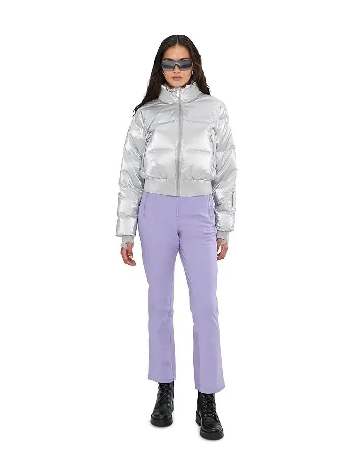 Куртка Ski Jacket Water Resistant Sweaty Betty — изображение 2 из 5, серебряный