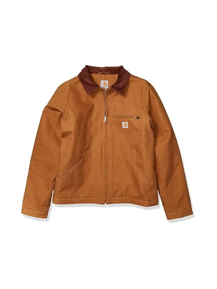 Куртка Carhartt Duck Detroit Big & Tall — изображение 1 из 4, коричневый