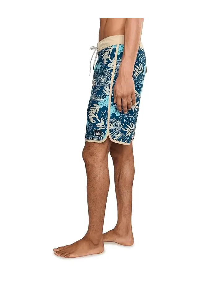 Плавки с цветочным принтом Jetty Bloom 19 Quiksilver — изображение 3 из 5, темный джинсовый синий