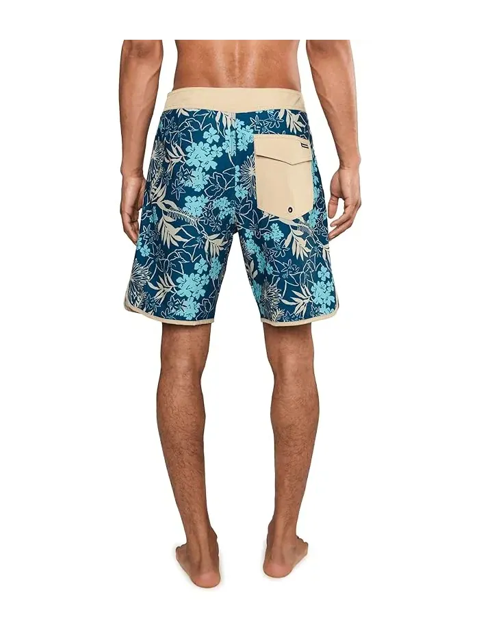 Плавки с цветочным принтом Jetty Bloom 19 Quiksilver — изображение 4 из 5, темный джинсовый синий