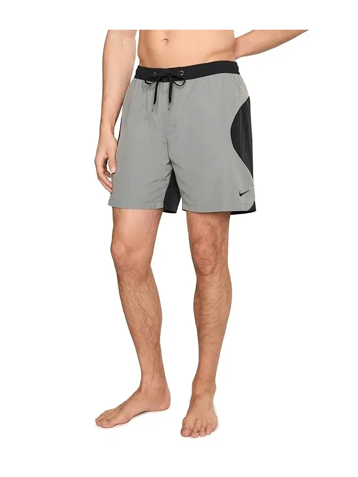 Плавки Nike Zip Color Block 7" Fully Lined Volley — изображение 1 из 5, черный