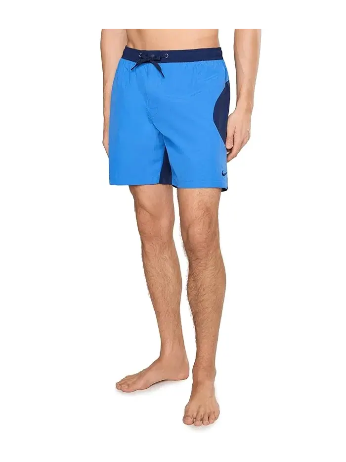 Плавки Nike Zip Color Block 7" Fully Lined Volley — изображение 1 из 5, синий